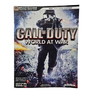 Call of Duty World at War BradyGames‎ Strategy Guide With Fold Out Poster